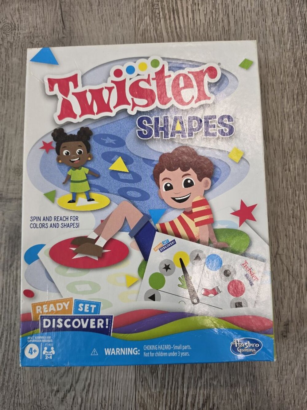 Twister Shapes Board Game For Ages 4+ By Hasbro Gaming Educational & Fun
